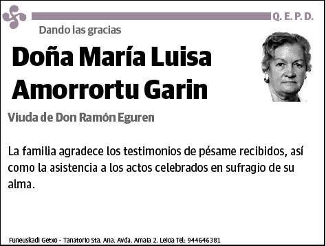 AMORRORTU GARIN,MARIA LUISA