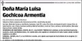 GOCHICOA ARMENTIA,MARIA LUISA