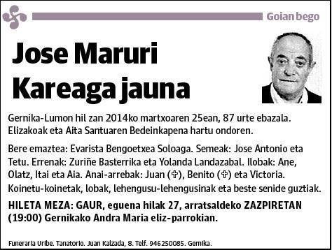 MARURI KAREAGA,JOSE