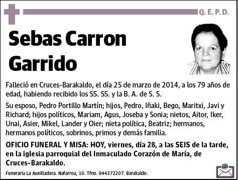 CARRON GARRIDO,SEBAS