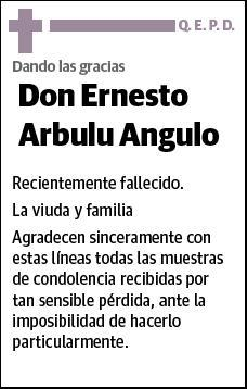 ARBULU ANGULO,ERNESTO