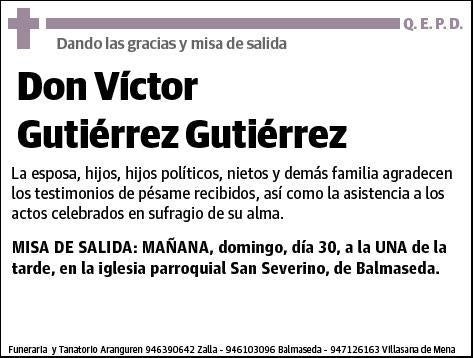 GUTIERREZ GUTIERREZ,VICTOR