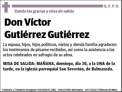 GUTIERREZ GUTIERREZ,VICTOR