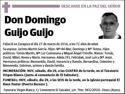 GUIJO GUIJO,DOMINGO