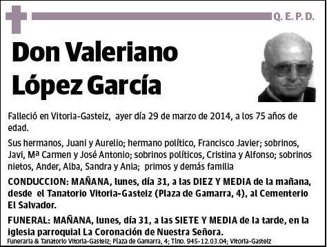 LOPEZ GARCIA,VALERIANO