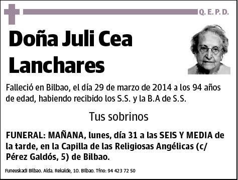 CEA LANCHARES,JULI