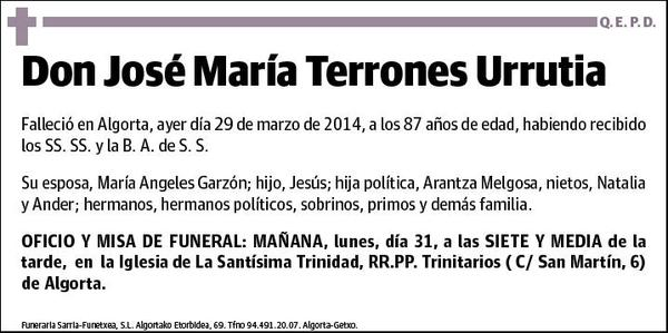 TERRONES URRUTIA,JOSE MARIA