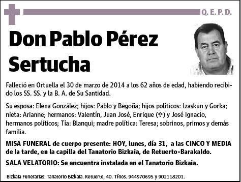 PEREZ SERTUCHA,PABLO