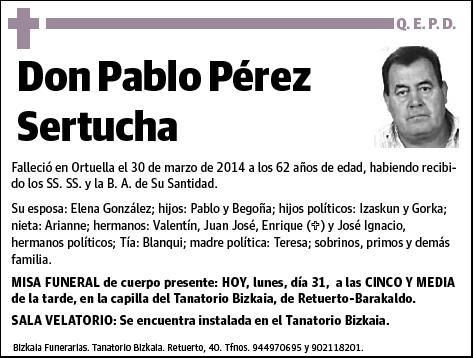 PEREZ SERTUCHA,PABLO