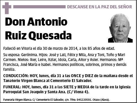 RUIZ QUESADA,ANTONIO