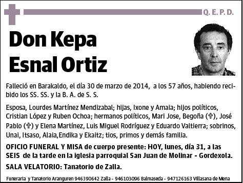 ESNAL ORTIZ,KEPA