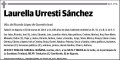 URRESTI SANCHEZ,LAURELLA