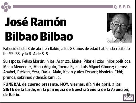 BILBAO BILBAO,JOSE RAMÓN