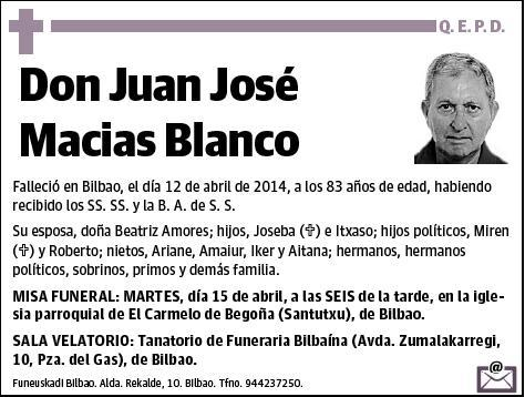 MACIAS BLANCO,JUAN JOSE