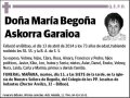 ASKORRA GARAIOA,MARIA BEGOÑA