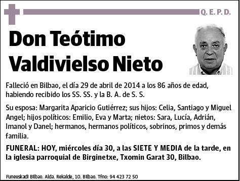 VALDIVIELSO NIETO,TEOTIMO