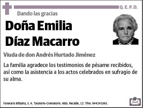 DIAZ MACARRO,EMILIA