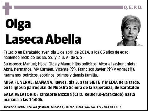 LASECA ABELLA,OLGA