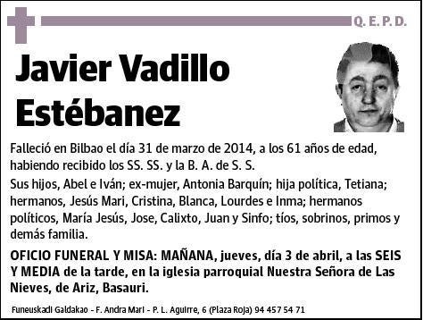 VADILLO ESTEBANEZ,JAVIER