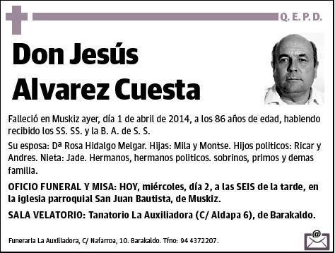 ALVAREZ CUESTA,JESUS