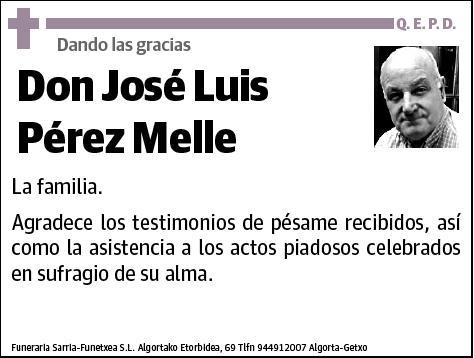 PEREZ MELLE,JOSE LUIS