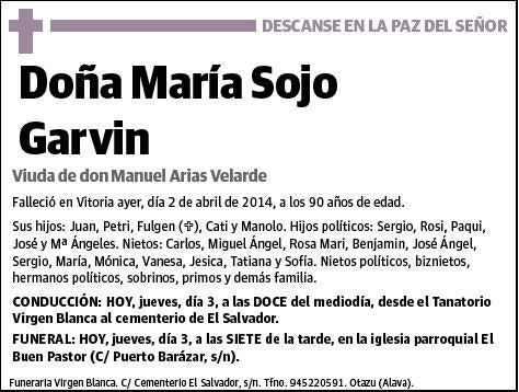 SOJO GARVIN,MARIA