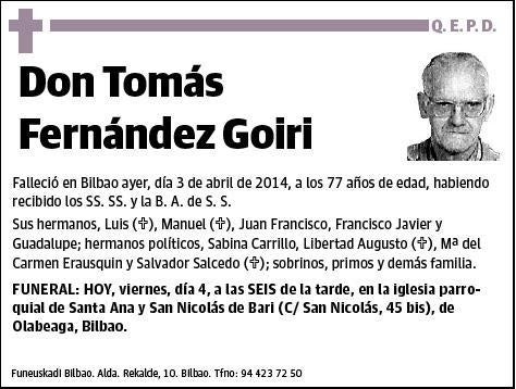 FERNANDEZ GOIRI,TOMAS