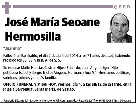 SEOANE HERMOSILLA,JOSE MARIA