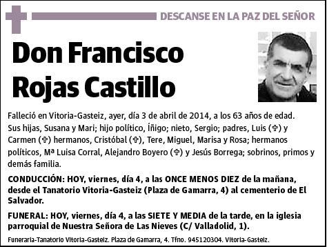 ROJAS CASTILLO,FRANCISCO