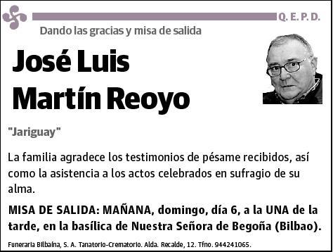 MARTIN REOYO,JOSE LUIS