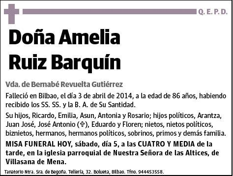 RUIZ BARQUIN,AMELIA