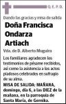 ONDARZA ARTIACH,FRANCISCA