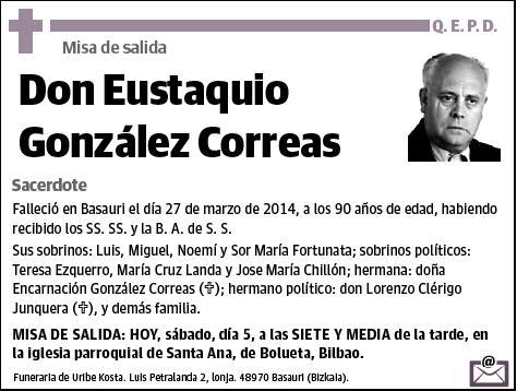 GONZALEZ CORREAS,EUSTAQUIO