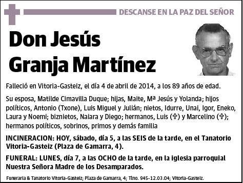 GRANJA MARTINEZ,JESUS