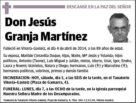 GRANJA MARTINEZ,JESUS