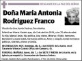 RODRIGUEZ FRANCO,MARIA ANTONIA