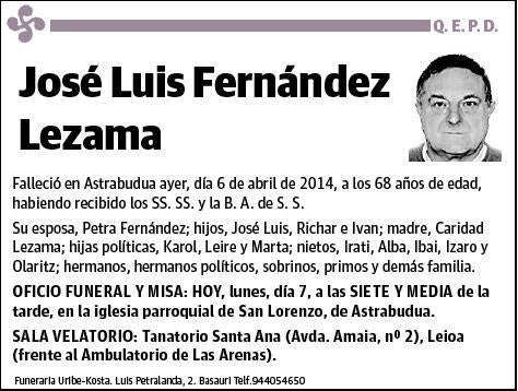 FERNANDEZ LEZAMA,JOSE LUIS