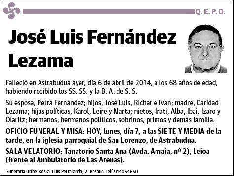 FERNANDEZ LEZAMA,JOSE LUIS