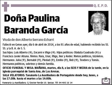 BARANDA GARCIA,PAULINA