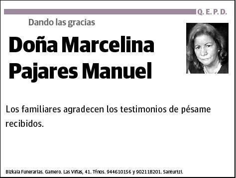 PAJARES MANUEL,MARCELINA