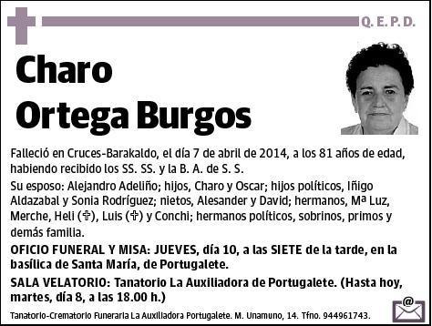 ORTEGA BURGOS,CHARO