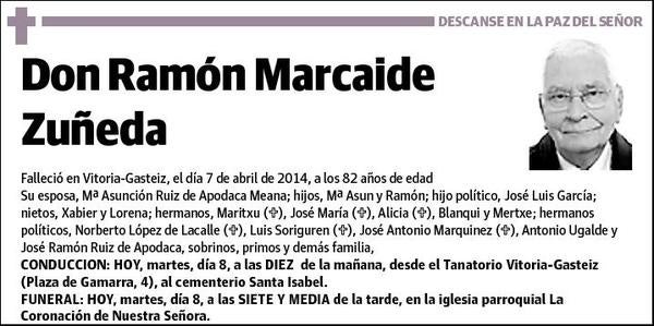 MARCAIDE ZUÑEDA,RAMON