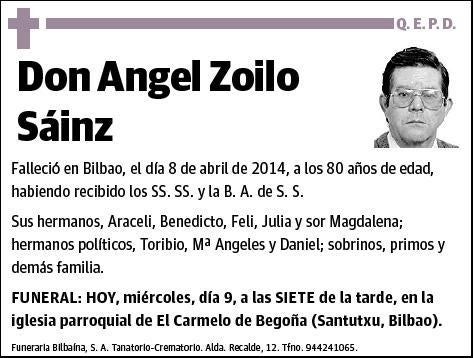 ZOLIO SAINZ,ANGEL