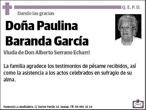 BARANDA GARCIA,PAULINA