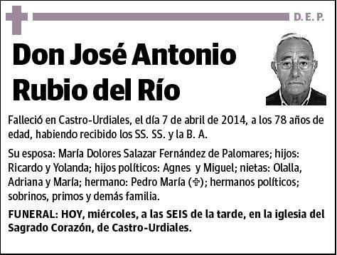 RUBIO DEL RIO,JOSE ANTONIO