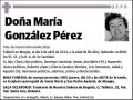 GONZALEZ PEREZ,MARIA