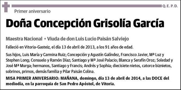 GRISOLIA GARCIA,CONCEPCION