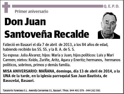 SANTOVEÑA RECALDE,JUAN