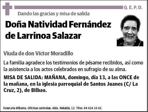 FERNANDEZ DE LARRINOA SALAZAR,NATIVIDAD