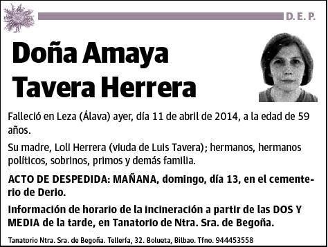 TAVERA HERRERA,AMAYA